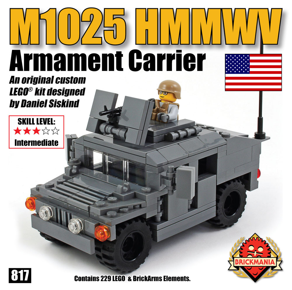 M1025 HMMWV - Dark Gray  + BONUS FIG PACK