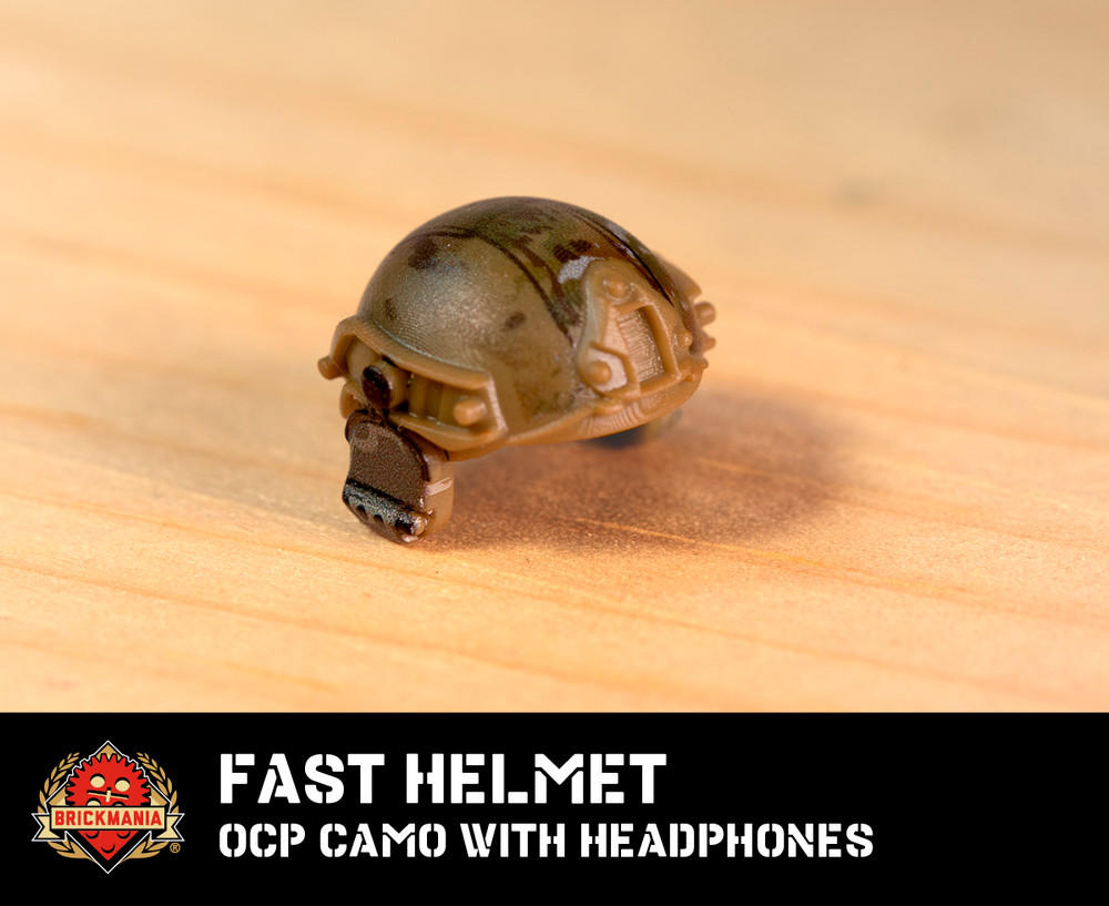 Fast Helmet OCP Camo With Headphones