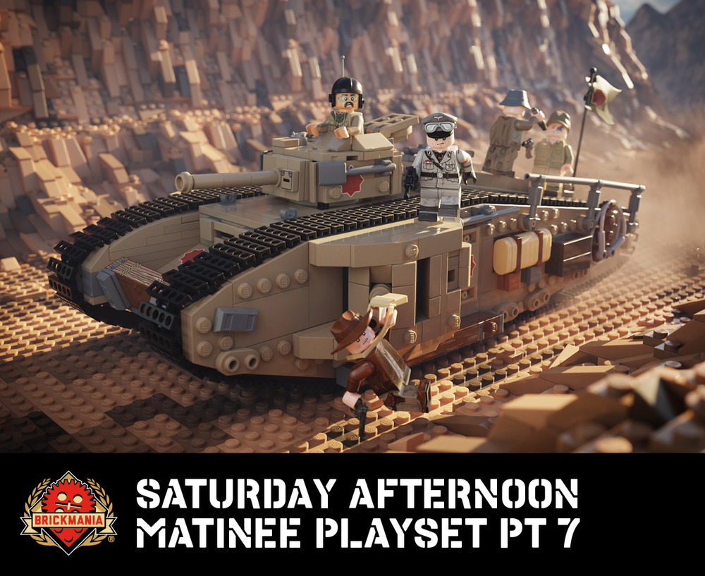 Saturday Afternoon Matinee Playset Pt 7 - WWII Heavy Tank - Limited Preorder