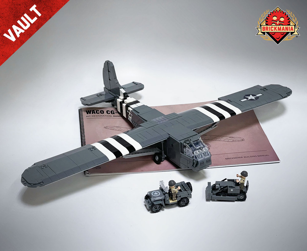 WACO CG-4 – American Assault Glider With Clark CA-1 Dozer and 1/4 Ton Truck – BKM Vault