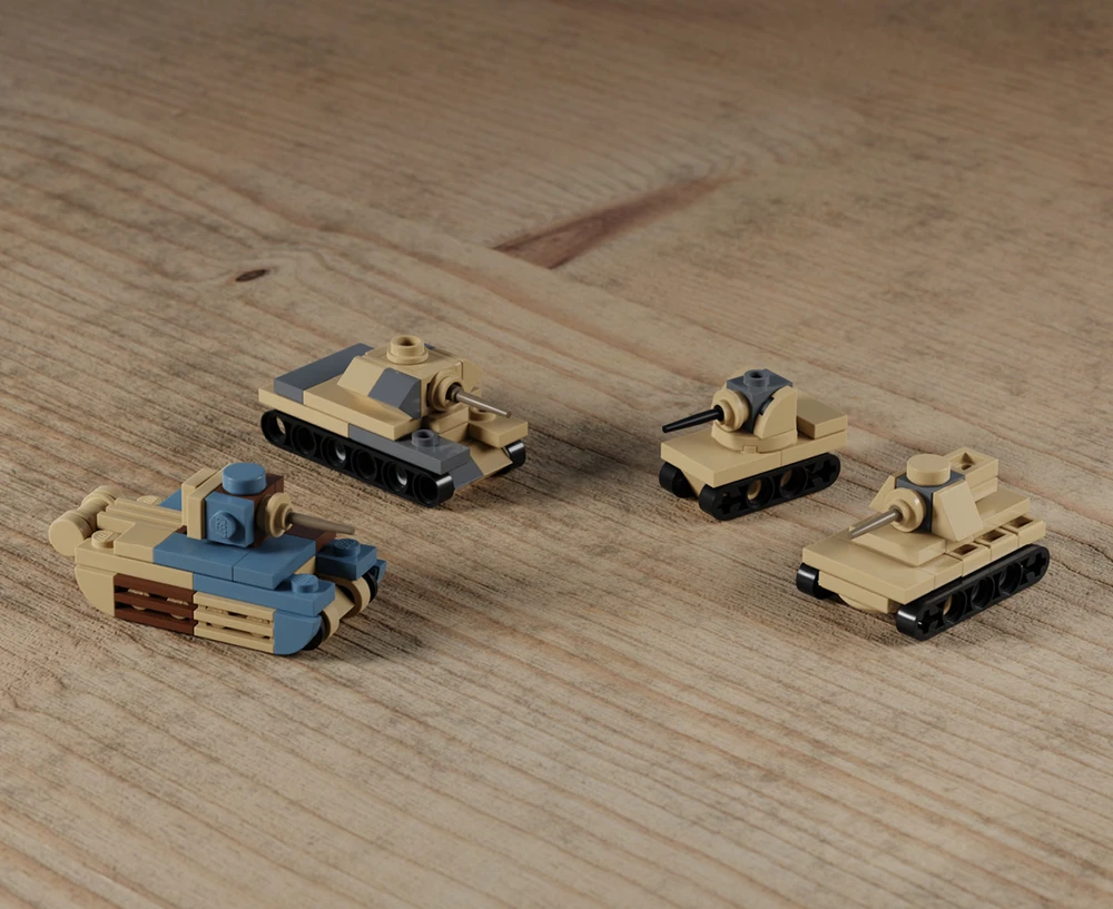 North Africa Battle Box Pt 1 - Micro Brick Battle - Battle Pack