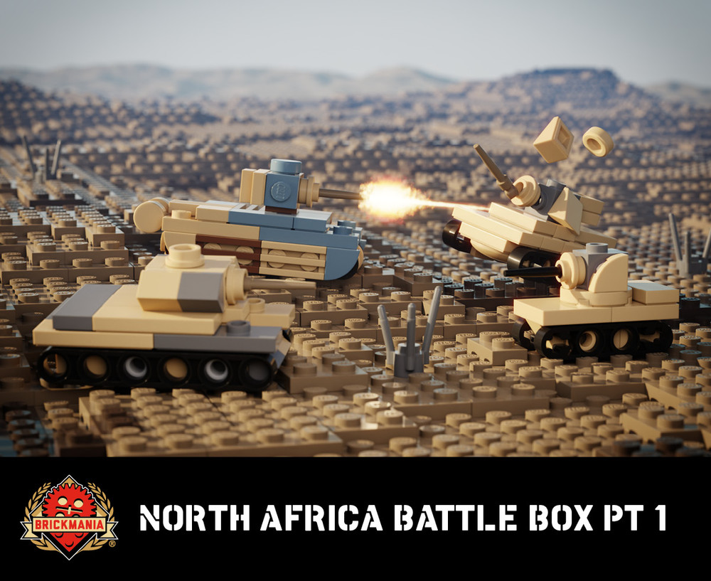 North Africa Battle Box Pt 1 - Micro Brick Battle - Battle Pack