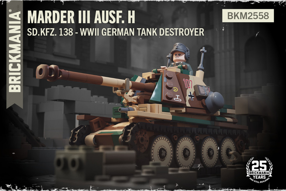 Marder III Ausf. H - Sd.Kfz. 138 - WWII German Tank Destroyer - Limited Preorder