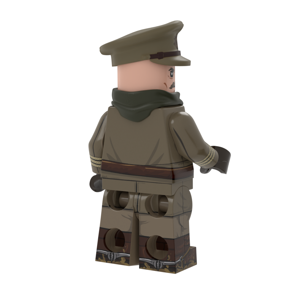 Ordnance QF 13 Pounder Field Gun - With WWI Royal Horse Artillery Officer