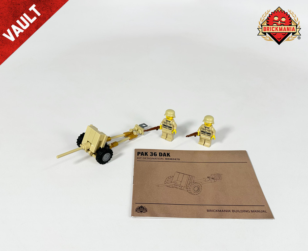 Pak 36 – 3.7cm Anti-Tank Gun – Brickmania Classic Series - BKM Vault