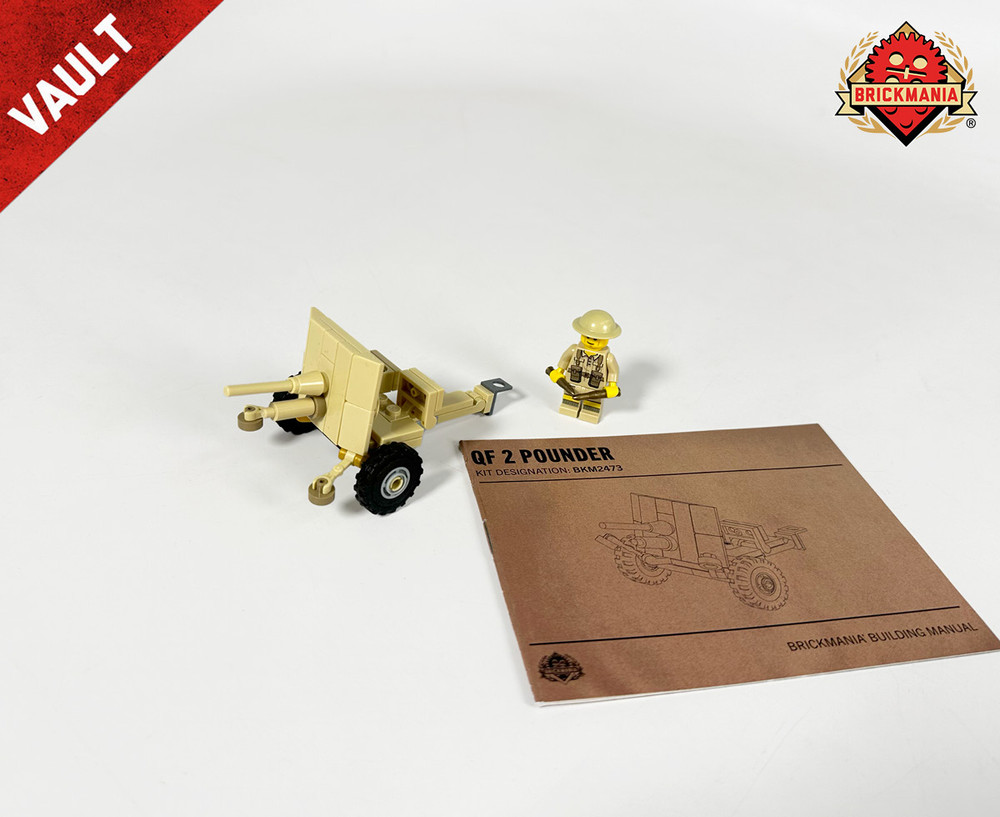 QF 2 Pounder – Anti-Tank Gun – Brickmania Classic Series - BKM Vault