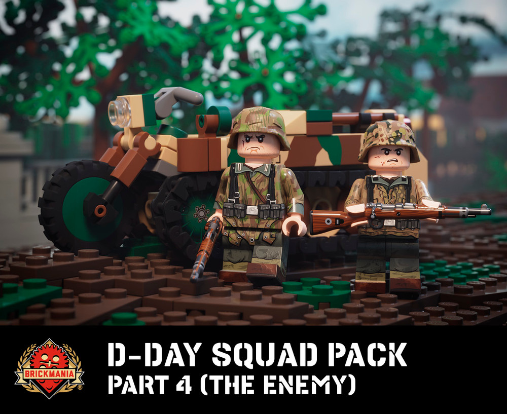 D-Day Squad Pack Part 4 (The Enemy)	With Sd.Kfz. 2 Kettenkrad - Limited Preorder