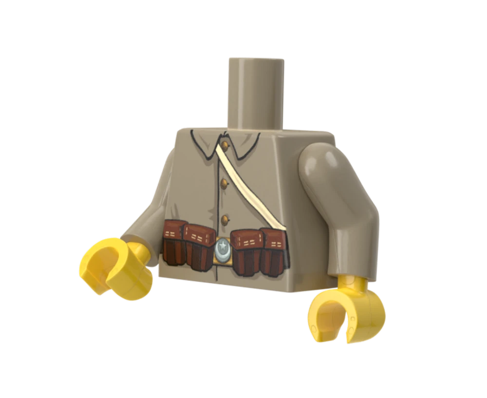 WWI Turkish Rifleman Torso - Brickmania Classic Series