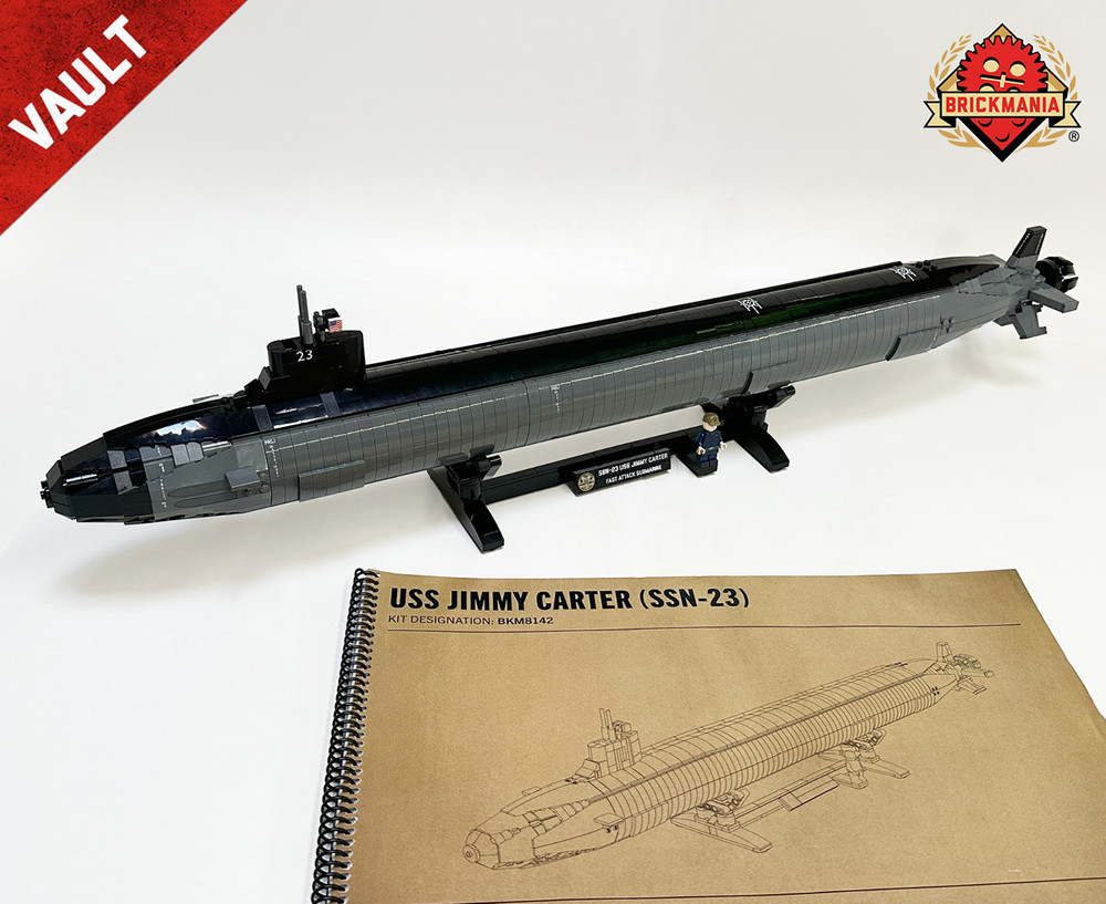 USS Jimmy Carter (SSN-23) – Seawolf Class Attack Submarine (3 in 1 Kit) - BKM Vault