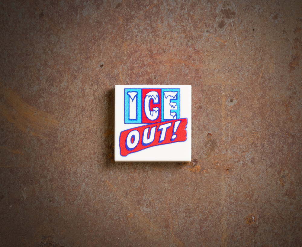ICE OUT! - Printed Tile