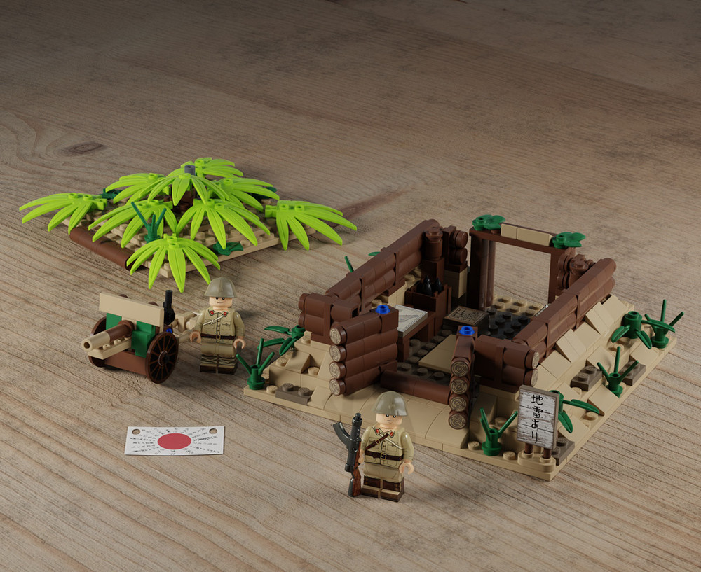 IJA Antitank Gun Casemate - WWII Japanese Defensive Emplacement - Limited Preorder