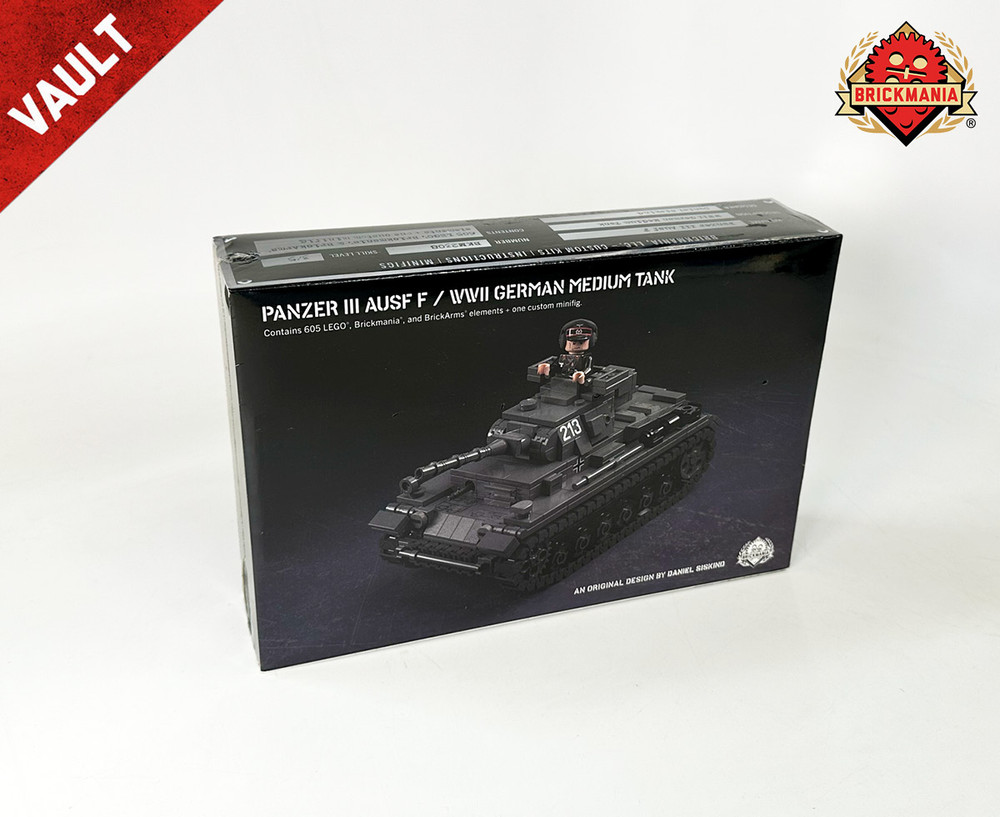 Panzer III Ausf F - WWII German Medium Tank (Sealed) - BKM Vault