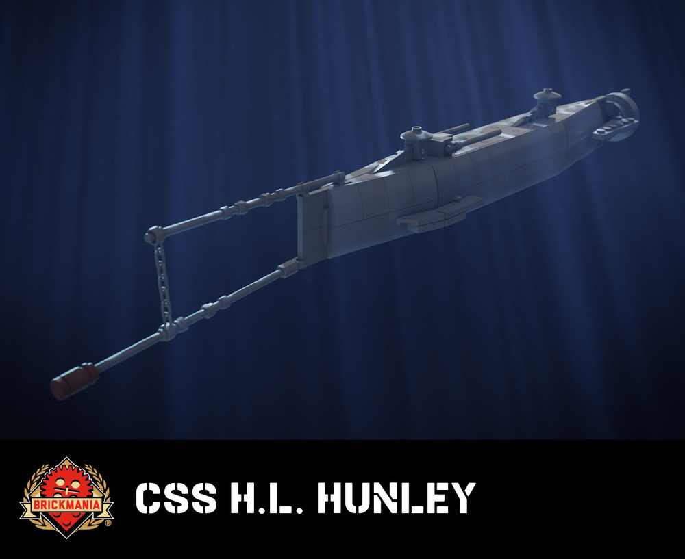 CSS H.L. Hunley - Civil War Submarine - Limited Preorder