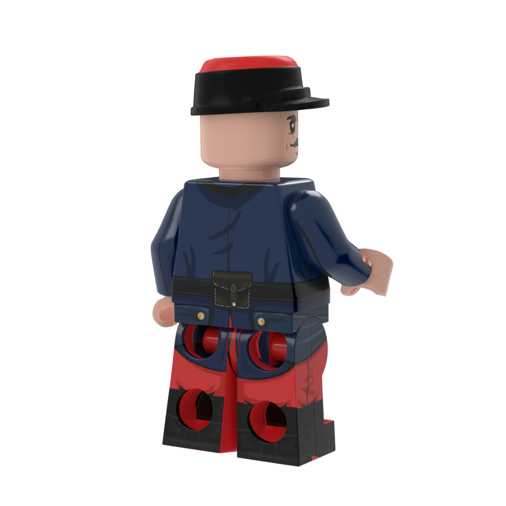 WWI Early War French Rifleman with Perfect Caliber™ BrickArms® Lebel Rifle