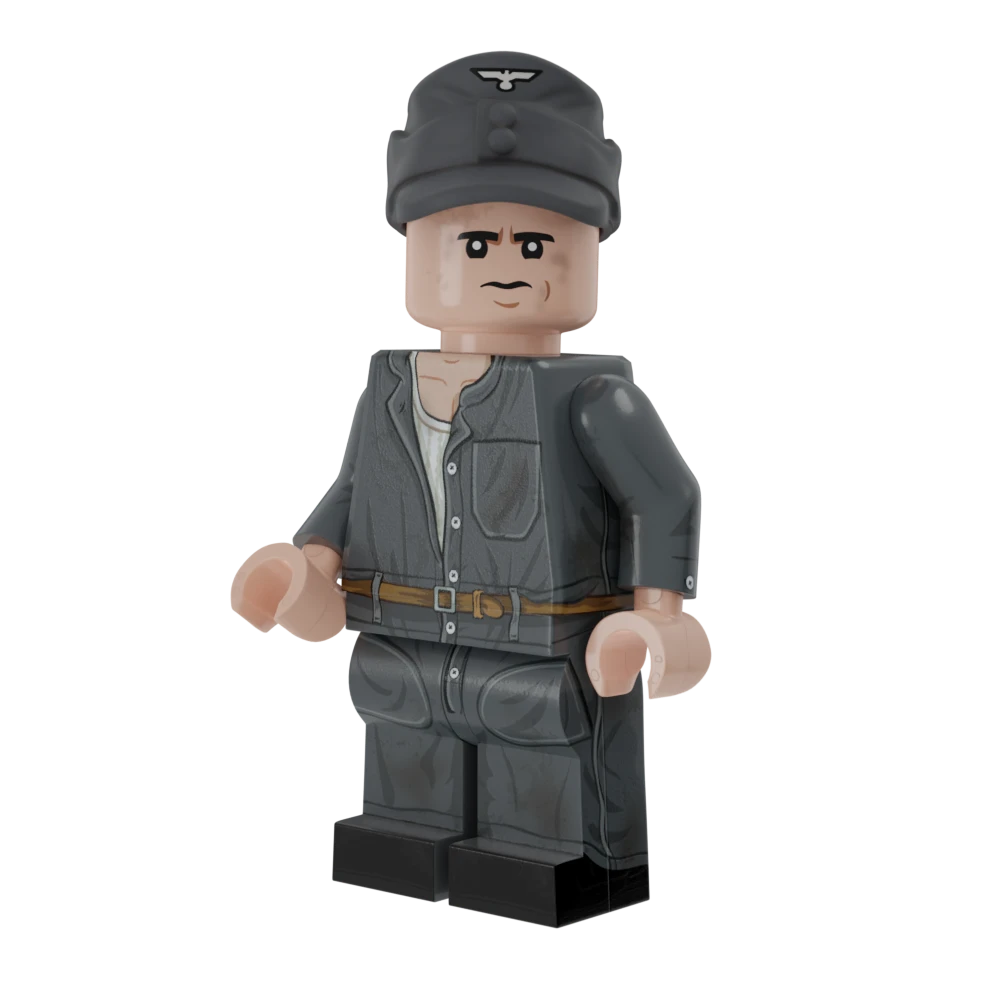 5 Ton Gantry Crane With Tank Engine - WWII German Mechanics Equipment