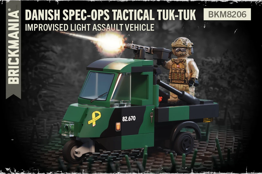 Danish Spec-Ops Tactical Tuk-Tuk - Improvised Light Assault Vehicle