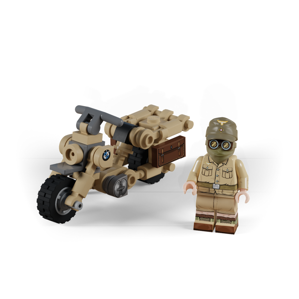 DAK Motorcycle Messenger - WWII German Reconnaissance Vehicle