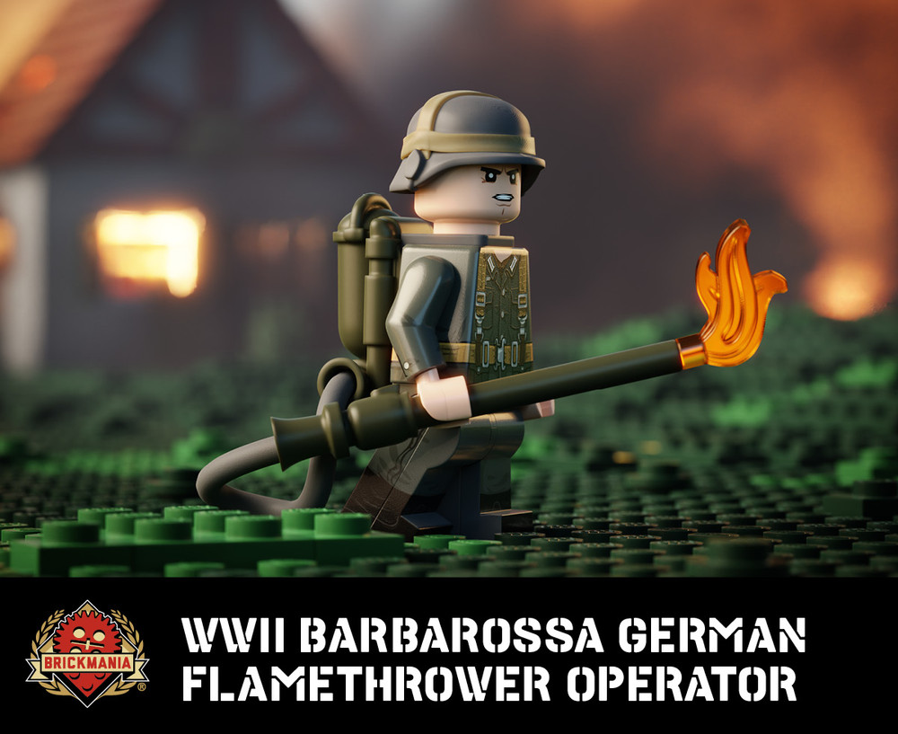 WWII Barbarossa German Flamethrower Operator