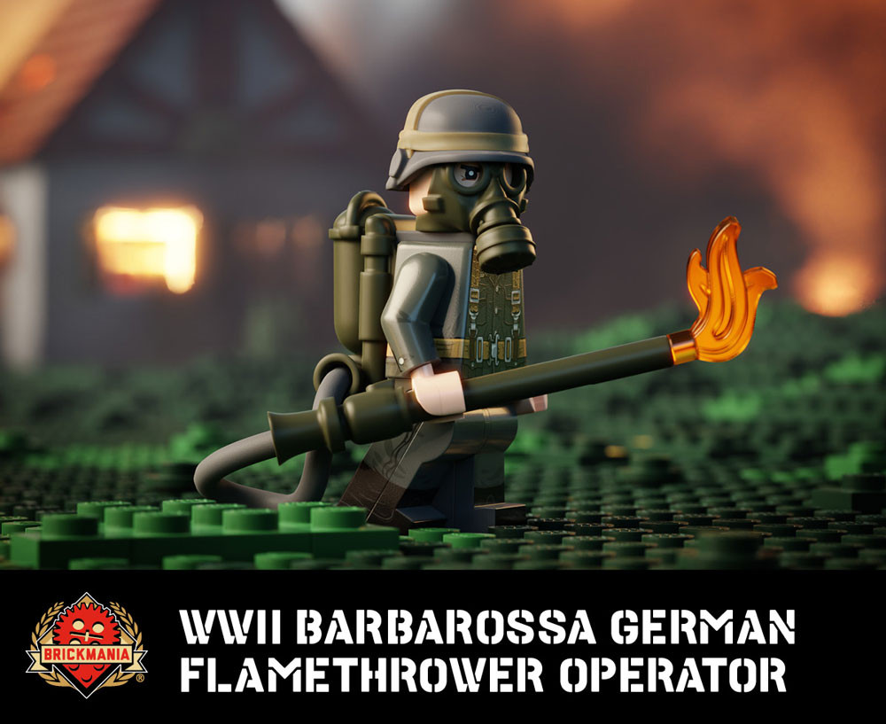 WWII Barbarossa German Flamethrower Operator