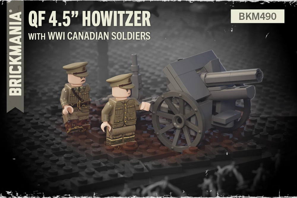 QF 4.5" Howitzer + 2 Crewman