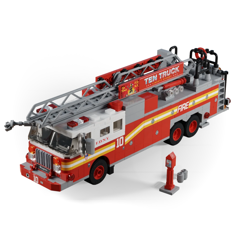 Historic Ladder Ten - 911 Commemorative Fire Truck