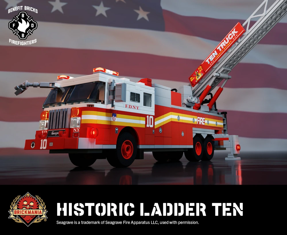 Historic Ladder Ten - 911 Commemorative Fire Truck