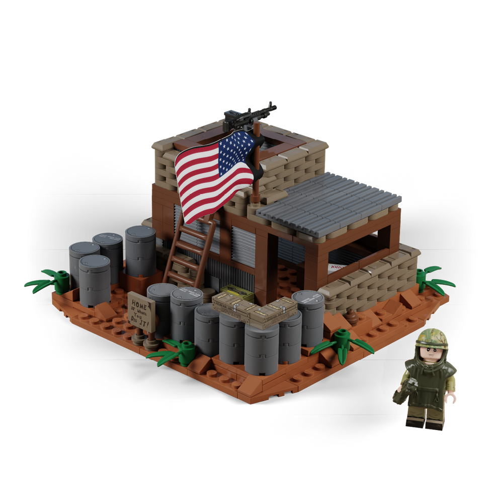 Sandbag Bunker - Vietnam War Defensive Emplacement - Limited Preorder Kit