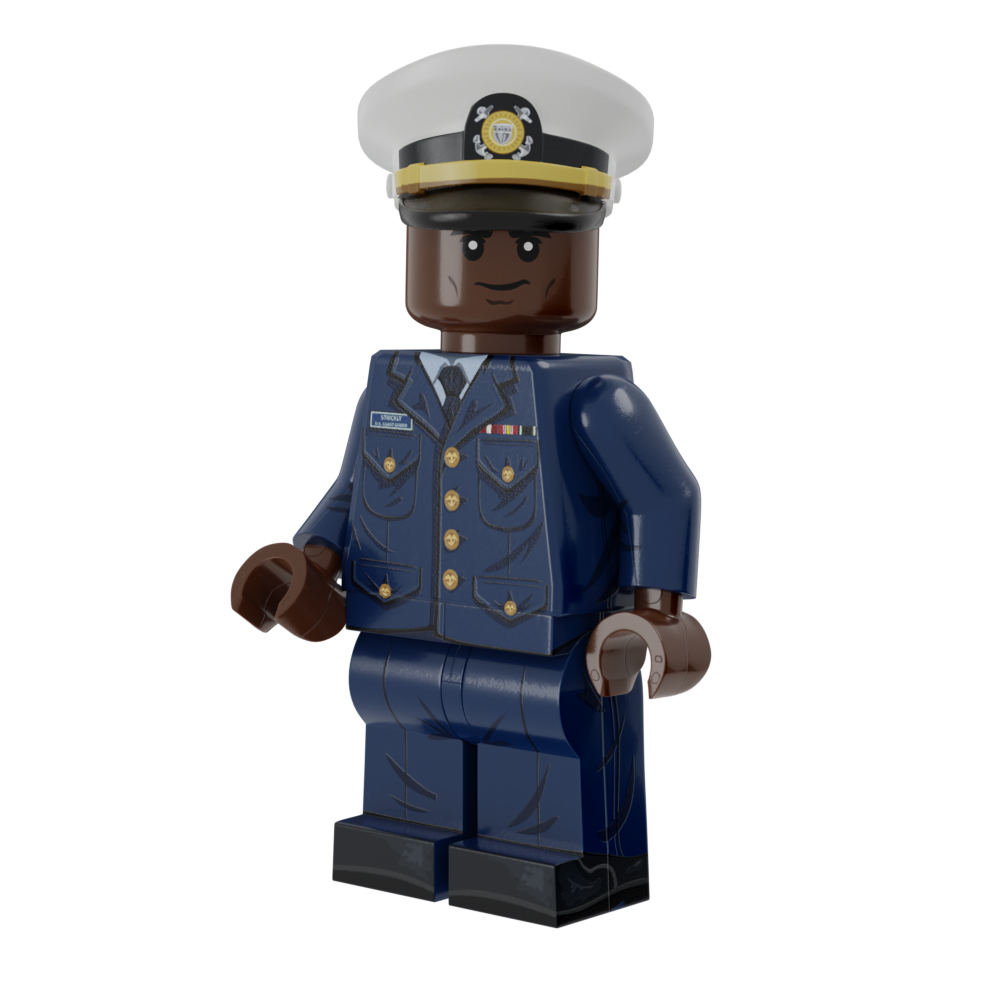 US Coast Guardsman in Dress Uniform - Male