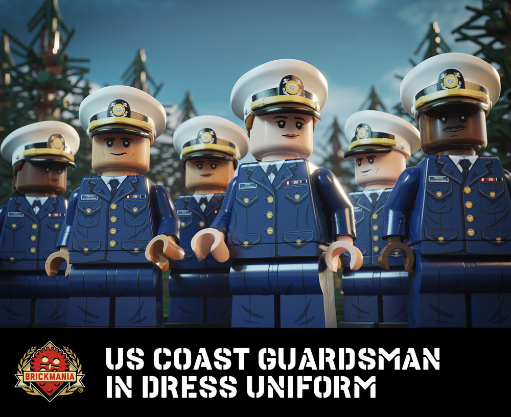 US Coast Guardsman in Dress Uniform - Female