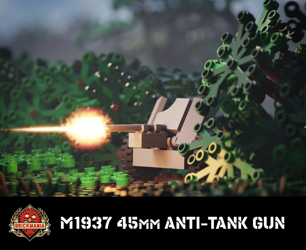 M1937 45 mm Anti-Tank Gun -  WWII Soviet Light Artillery