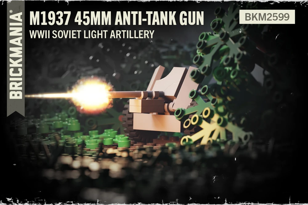 M1937 45 mm Anti-Tank Gun -  WWII Soviet Light Artillery