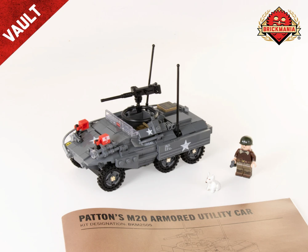 Patton's M20 Armored Utility Car – U.S. 3rd Army Command Vehicle - BKM Vault