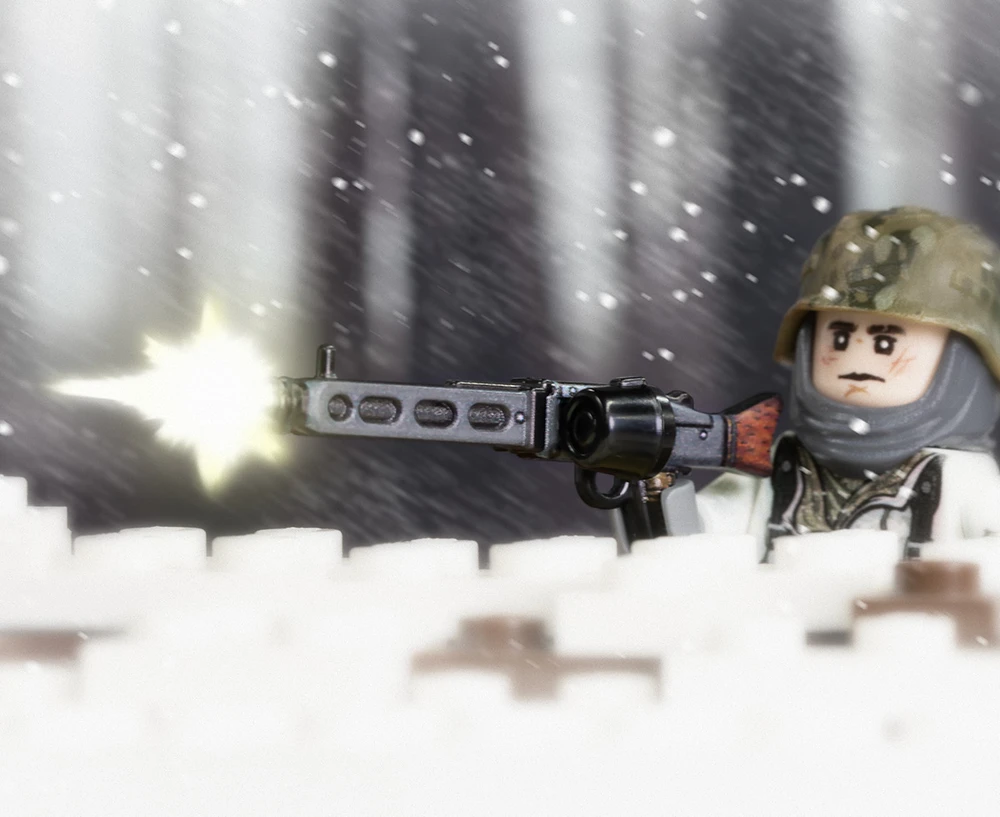 Perfect Caliber™ Brickarms® MG42 with Ammo Drum