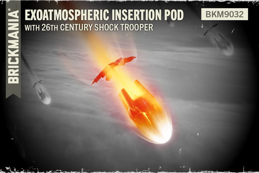 Exoatmospheric Insertion Pod with 26th Century Shock Trooper