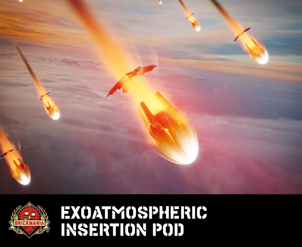Exoatmospheric Insertion Pod with 26th Century Shock Trooper