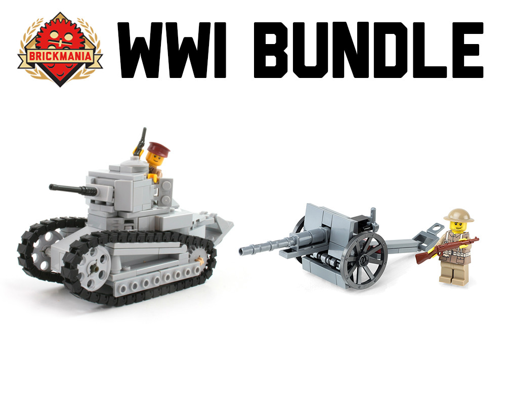 WWI Bundle Renault FT + 75mm M1897 