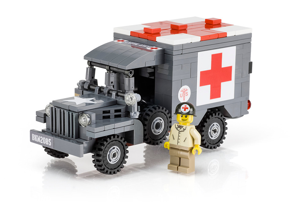 Dodge WC-64 KD Truck 4x4 Ambulance - Brickmania Toys
