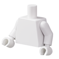 Genuine LEGO® Torso - White