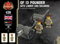 QF 13 Pounder - With Limber and Soldiers