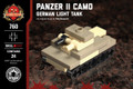 Micro Brick Battle - Panzer II Camo