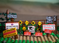 Air Raid Shelter & Mine Field Sign Tiles