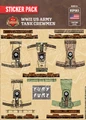 WWII US Army Tank Crewmen - Sticker Pack