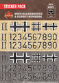 WWII Balkenkreuz & Turret Numbers - Sticker Pack