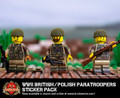 WWII British / Polish Paratroopers - Sticker Pack