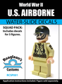 World War II US Airborne Squad Pack - Water-Slide Decals