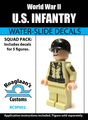World War II US Infantry Squad Pack - Water-Slide Decals