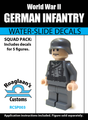 World War II German Infantry Squad Pack - Water-Slide Decals