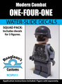 Modern TF One-Four-One - Water-Slide Decals