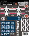 F4U-4 Corsair (BKE1023) - Sticker Pack