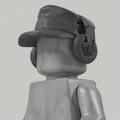 WWII German Field Cap With Headset